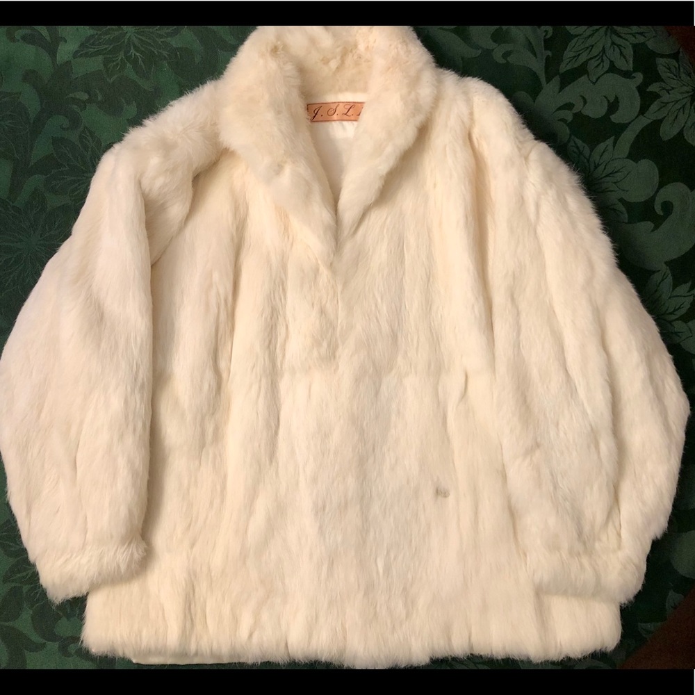 J. S. L. II Vintage Fur Cream Jacket